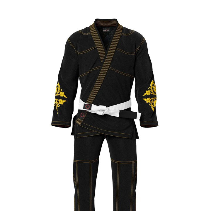 Golden Black Premium Brazilian Jiu Jitsu Gi - Premium Gi | Combatra