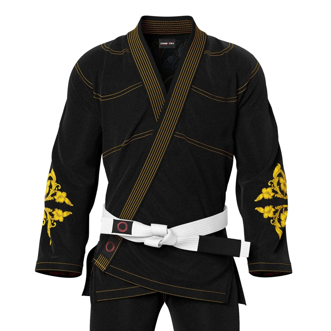 Golden Black Premium Brazilian Jiu Jitsu Gi - Premium Gi | Combatra