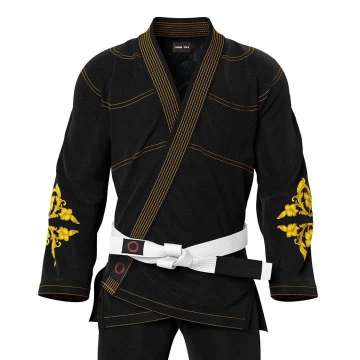 Golden Black Premium Brazilian Jiu Jitsu Gi - Premium Gi | Combatra