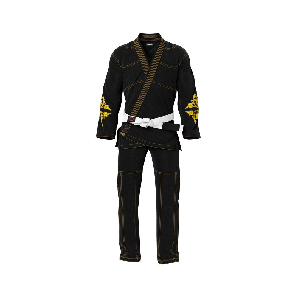 Golden Black Premium Brazilian Jiu Jitsu Gi - Premium Gi | Combatra