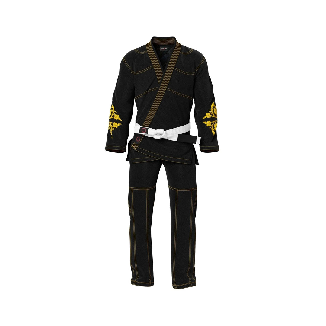 Golden Black Premium Brazilian Jiu Jitsu Gi - Premium Gi | Combatra
