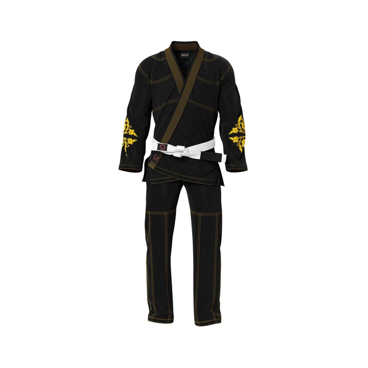 Golden Black Premium Brazilian Jiu Jitsu Gi - Premium Gi | Combatra