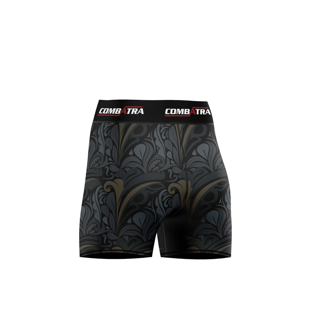 Golden Black Women’s Compression Shorts - Combat Shorts - Compression Shorts | Combatra