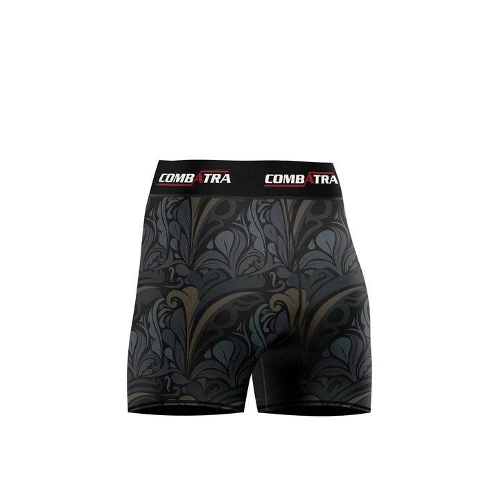 Golden Black Women’s Compression Shorts - Combat Shorts - Compression Shorts | Combatra