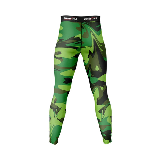 Green Camo Battle Field Compression Pant - Compression Pants | Combatra