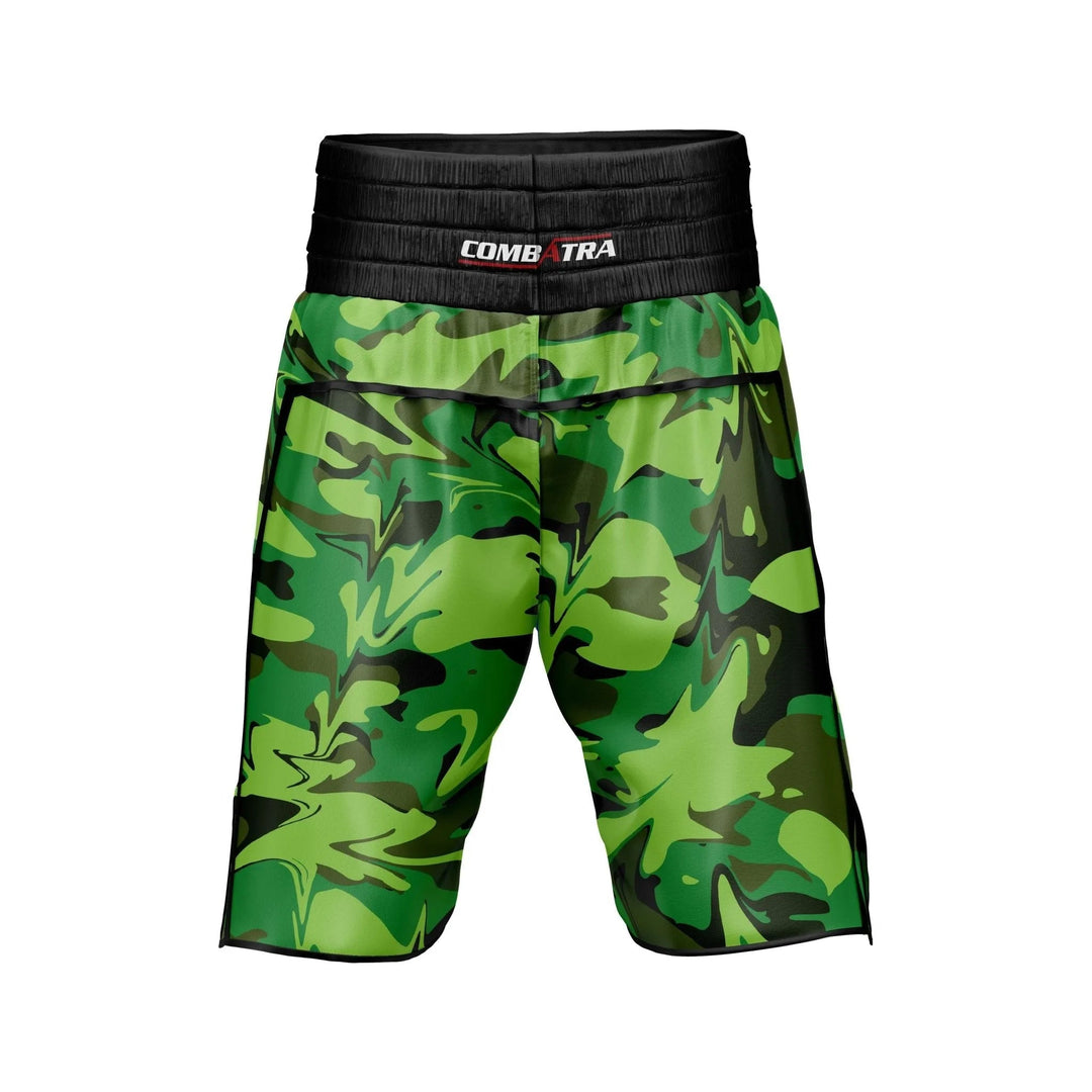 Green Camo Battlefield Boxer short - Boxing Shorts | Combatra