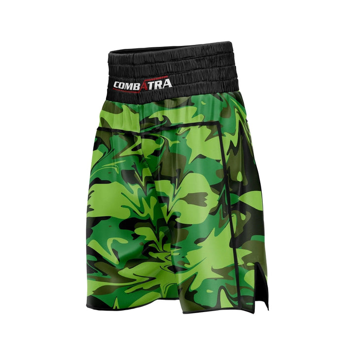 Green Camo Battlefield Boxer short - Boxing Shorts | Combatra