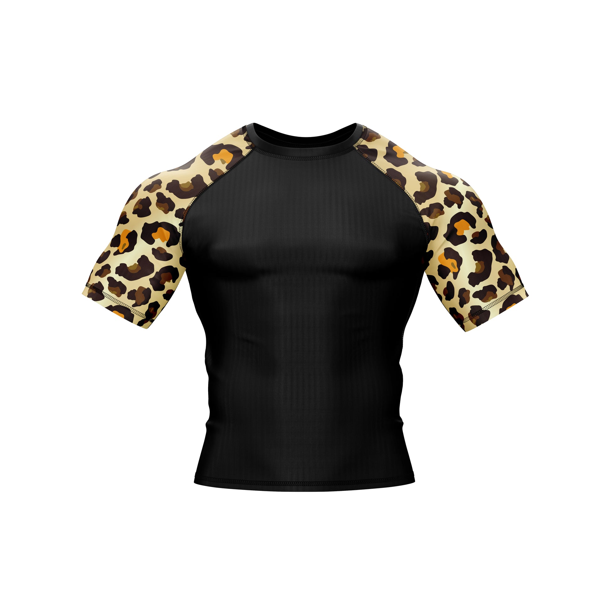 Leopard Rage  Compression Rash Guard - Combatra