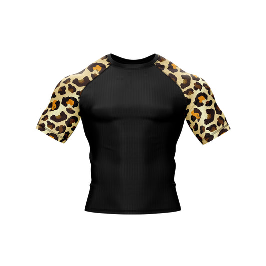Leopard Rage  Compression Rash Guard - Combatra