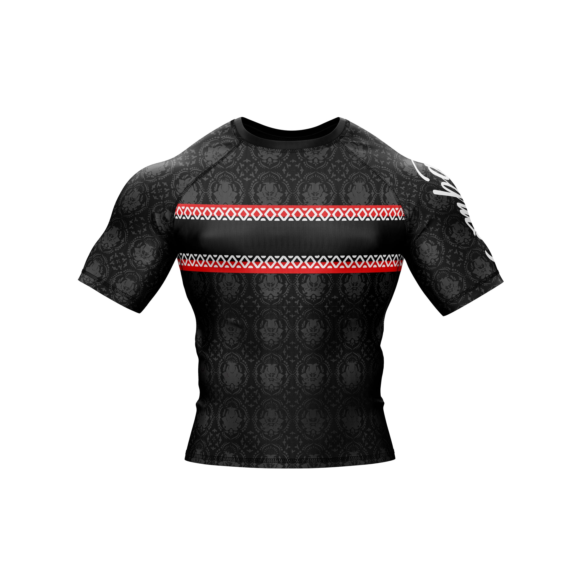 Red Reign  Compression Rash Guard - Combatra