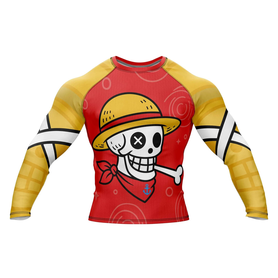 King Skull Training Compression Rash Guard - Premium Rashguards | Combatra