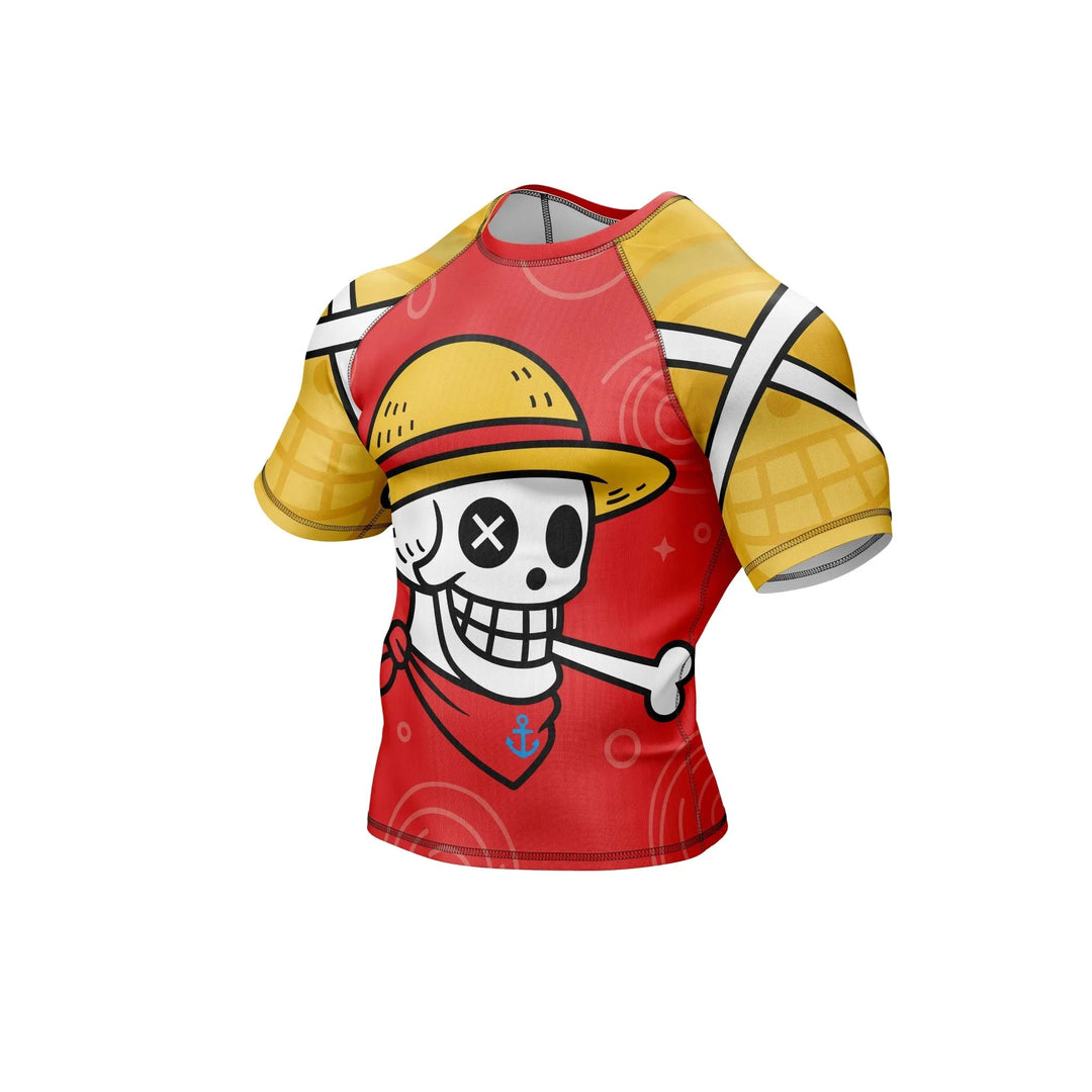King Skull Training Compression Rash Guard - Premium Rashguards | Combatra