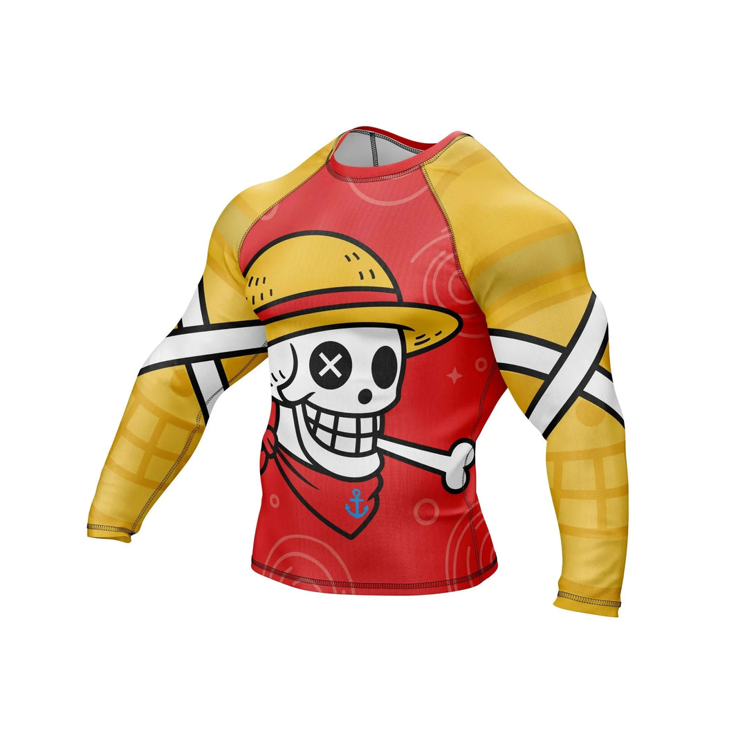 King Skull Training Compression Rash Guard - Premium Rashguards | Combatra