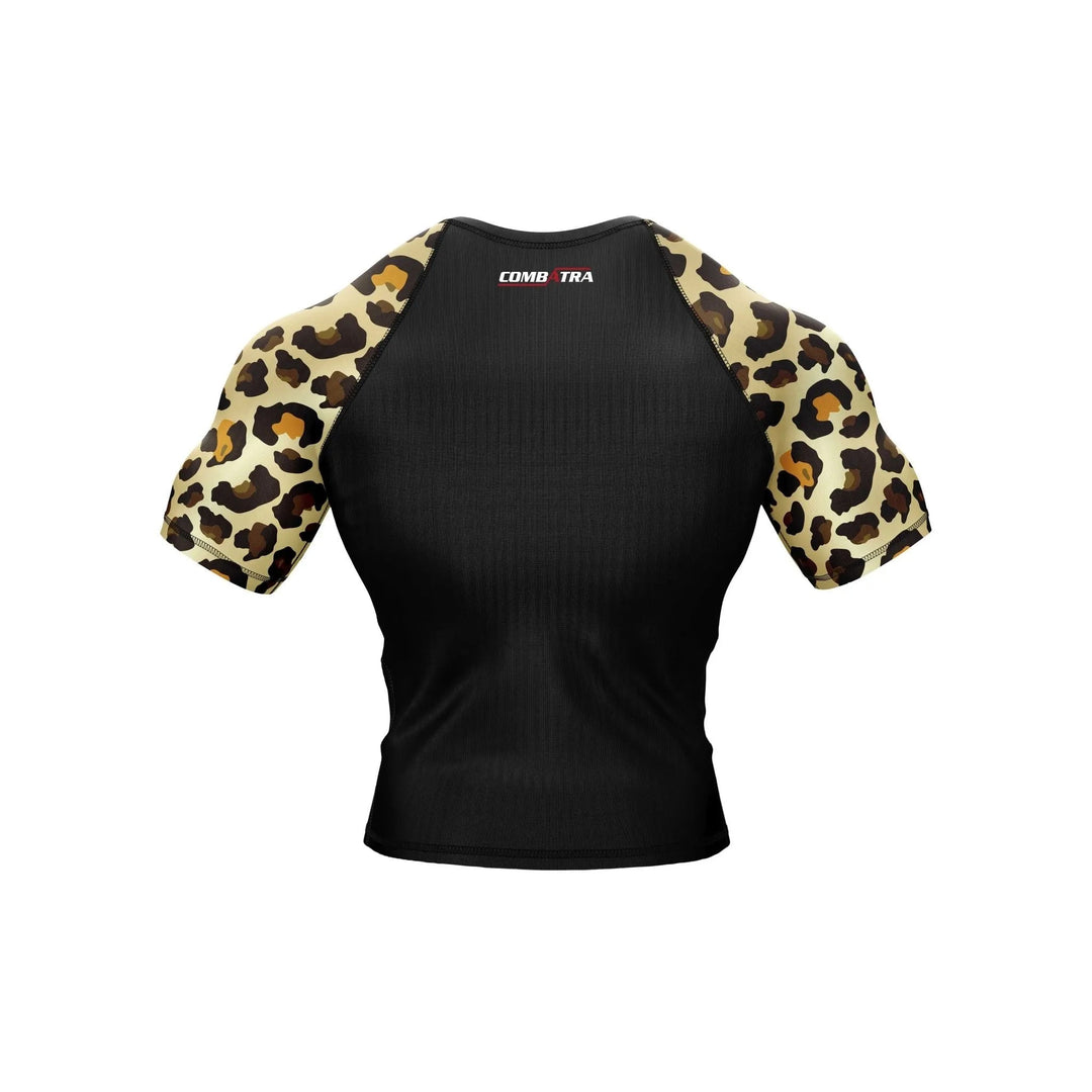 Leopard Rage Compression Rash Guard - Premium Rashguards | Combatra