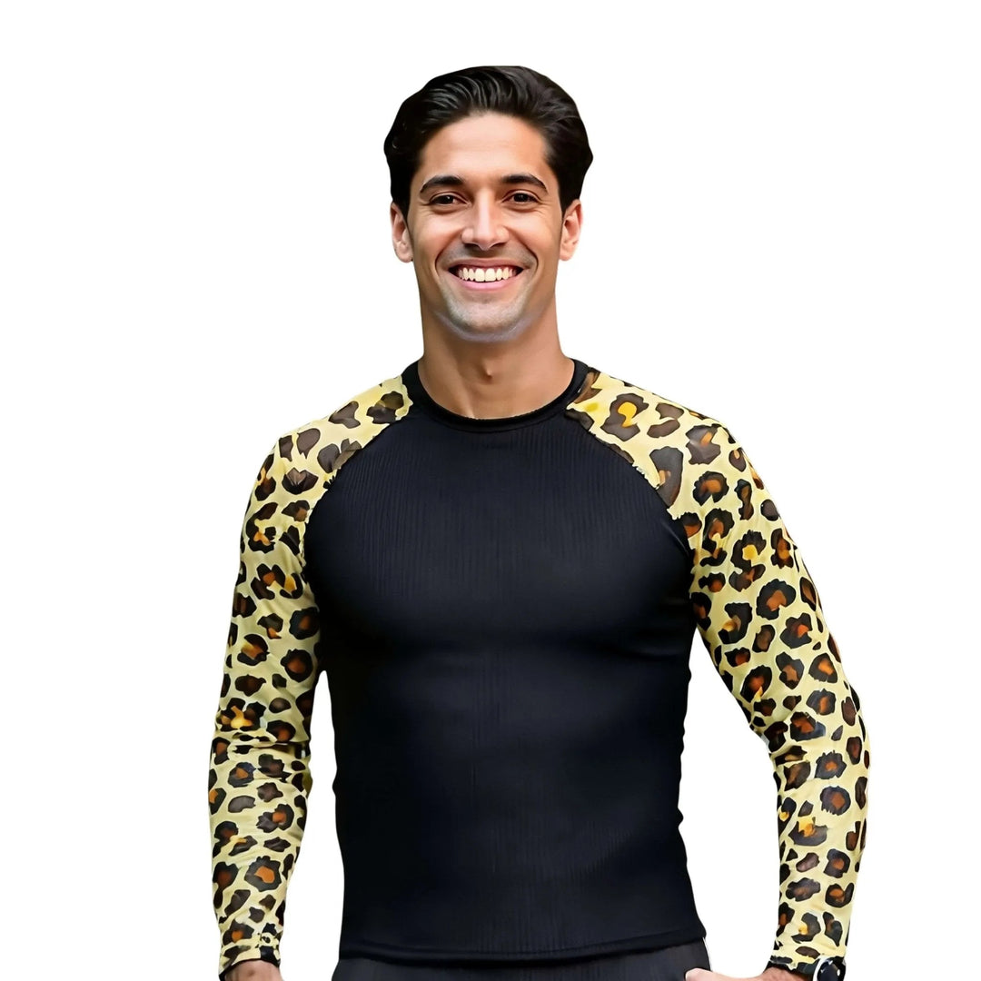 Leopard Rage Compression Rash Guard - Premium Rashguards | Combatra