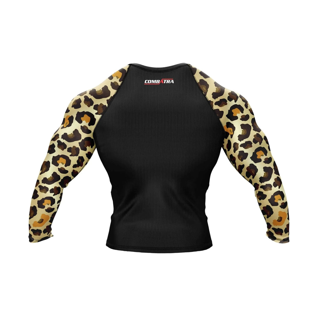 Leopard Rage Compression Rash Guard - Premium Rashguards | Combatra