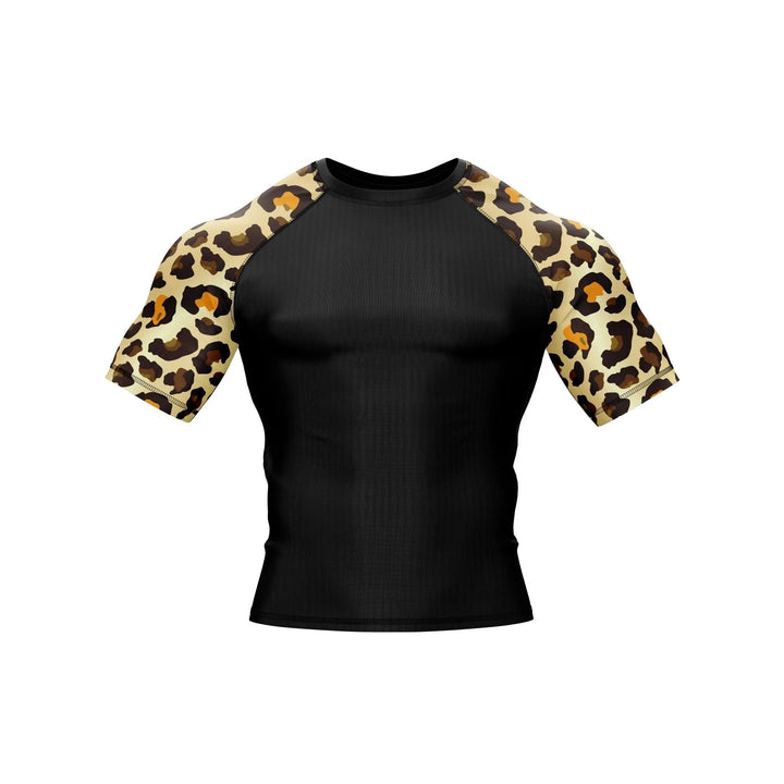 Leopard Rage Compression Rash Guard - Premium Rashguards | Combatra