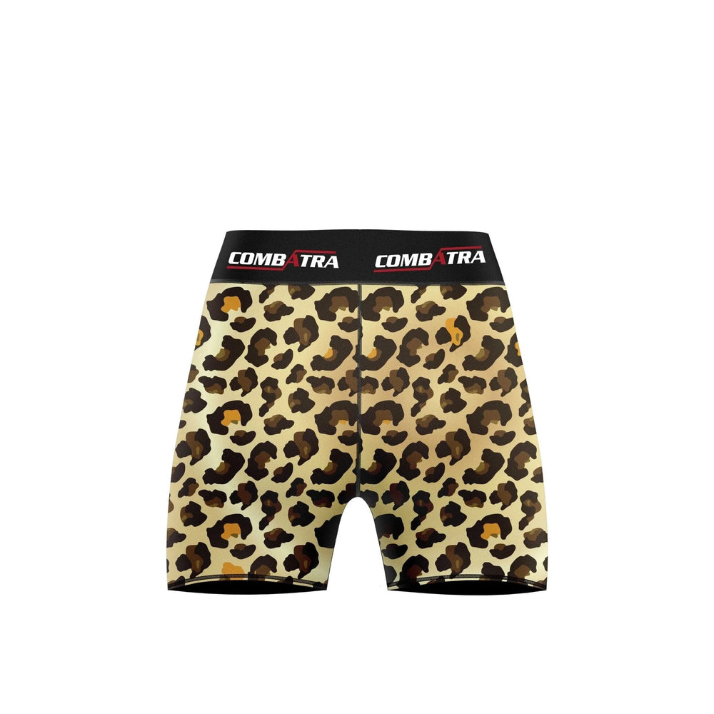 Leopard Rage Women’s Compression Shorts - Combat Shorts - Compression Shorts | Combatra