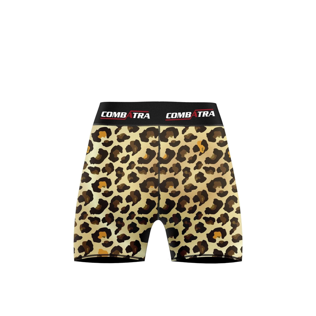 Leopard Rage Women’s Compression Shorts - Combat Shorts - Compression Shorts | Combatra