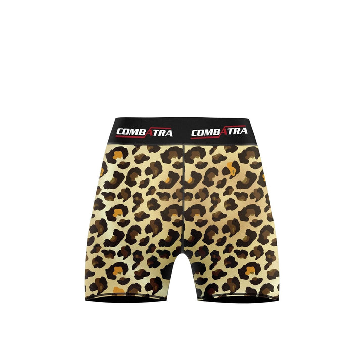 Leopard Rage Women’s Compression Shorts - Combat Shorts - Compression Shorts | Combatra