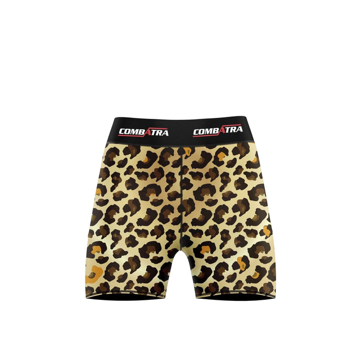 Leopard Rage Women’s Compression Shorts - Combat Shorts - Compression Shorts | Combatra