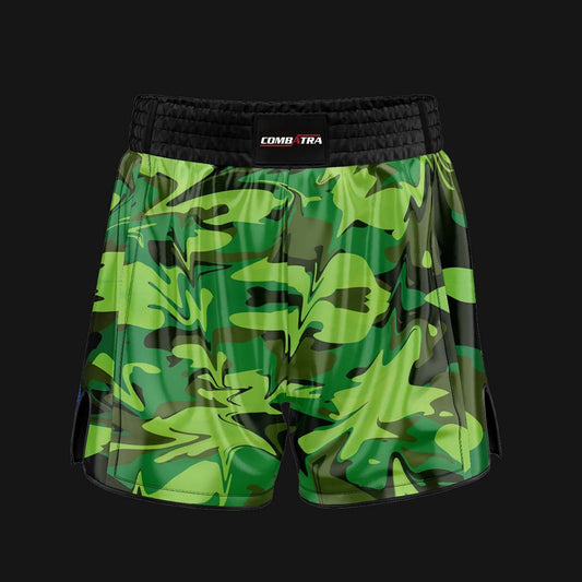 Camo Battlefield  Muay Thai Shorts - Combatra