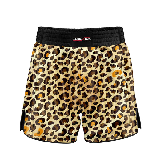 Leopard Rage Muay Thai Shorts - Combatra