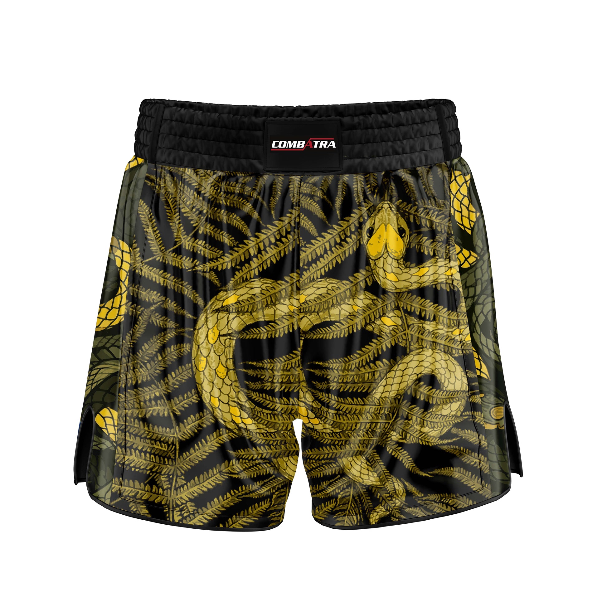 Abstract Snake Fury Muay Thai Shorts - Combatra