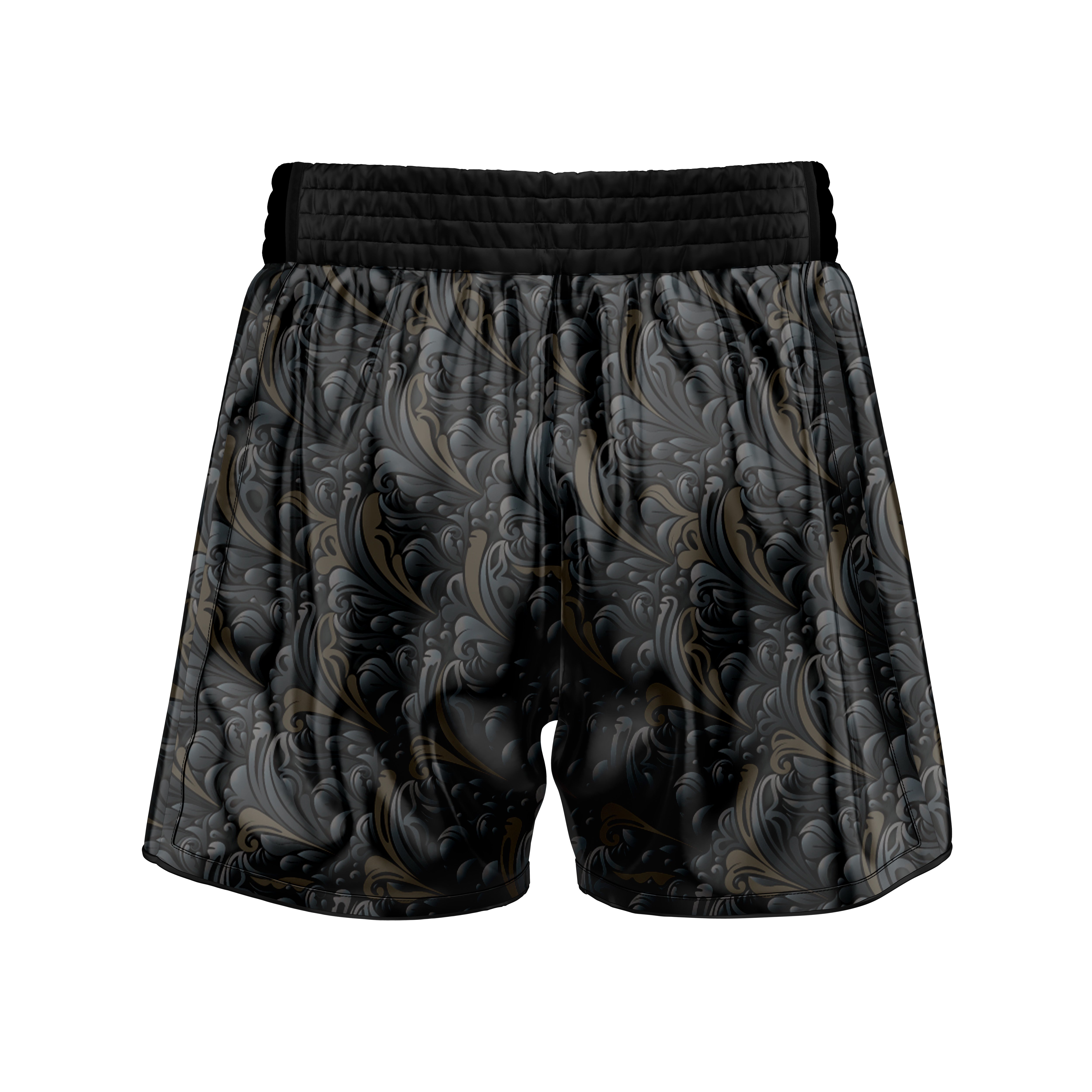 Golden Black Muay Thai Shorts