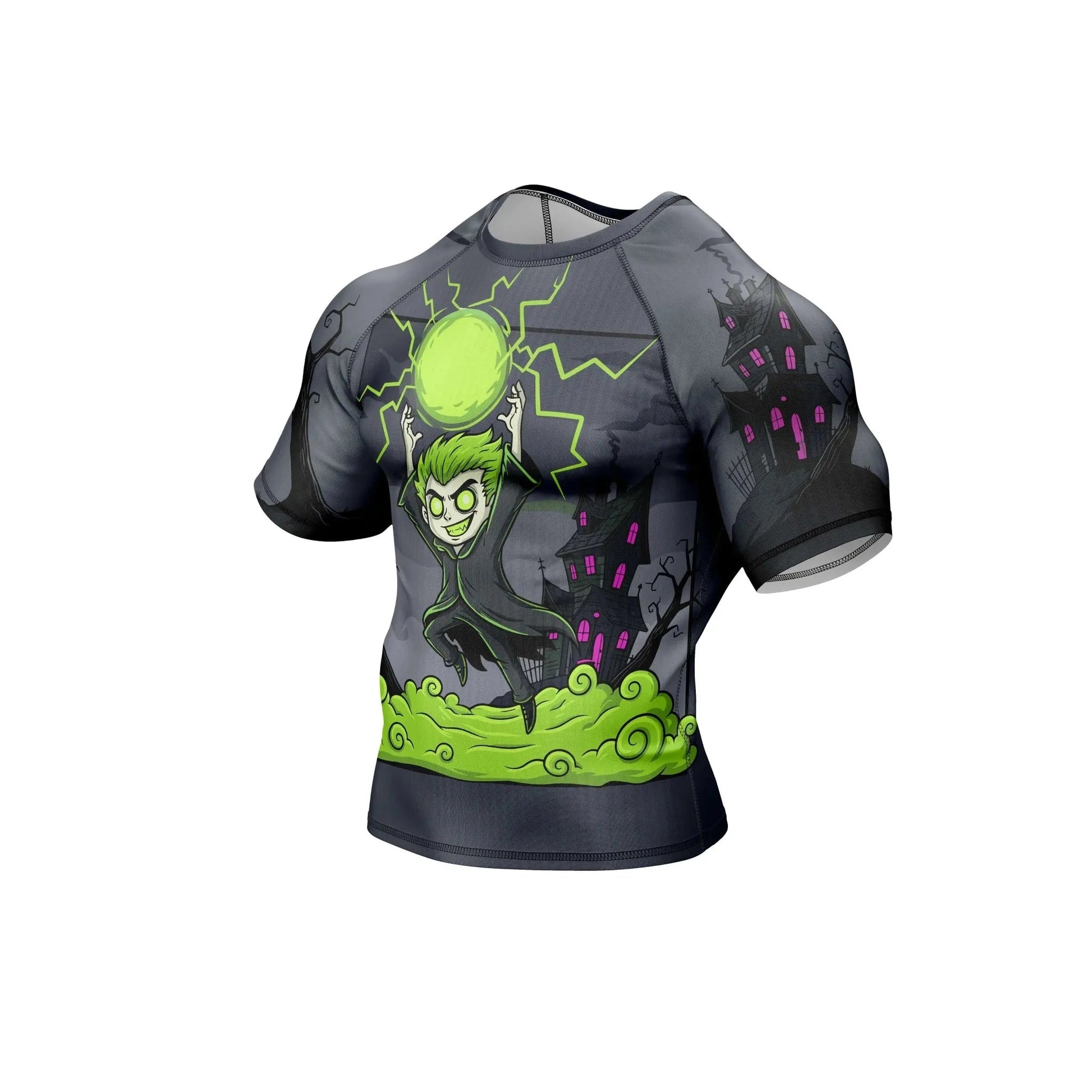 Neon Evil Energy Compression Rash Guard - Premium Rashguards | Combatra