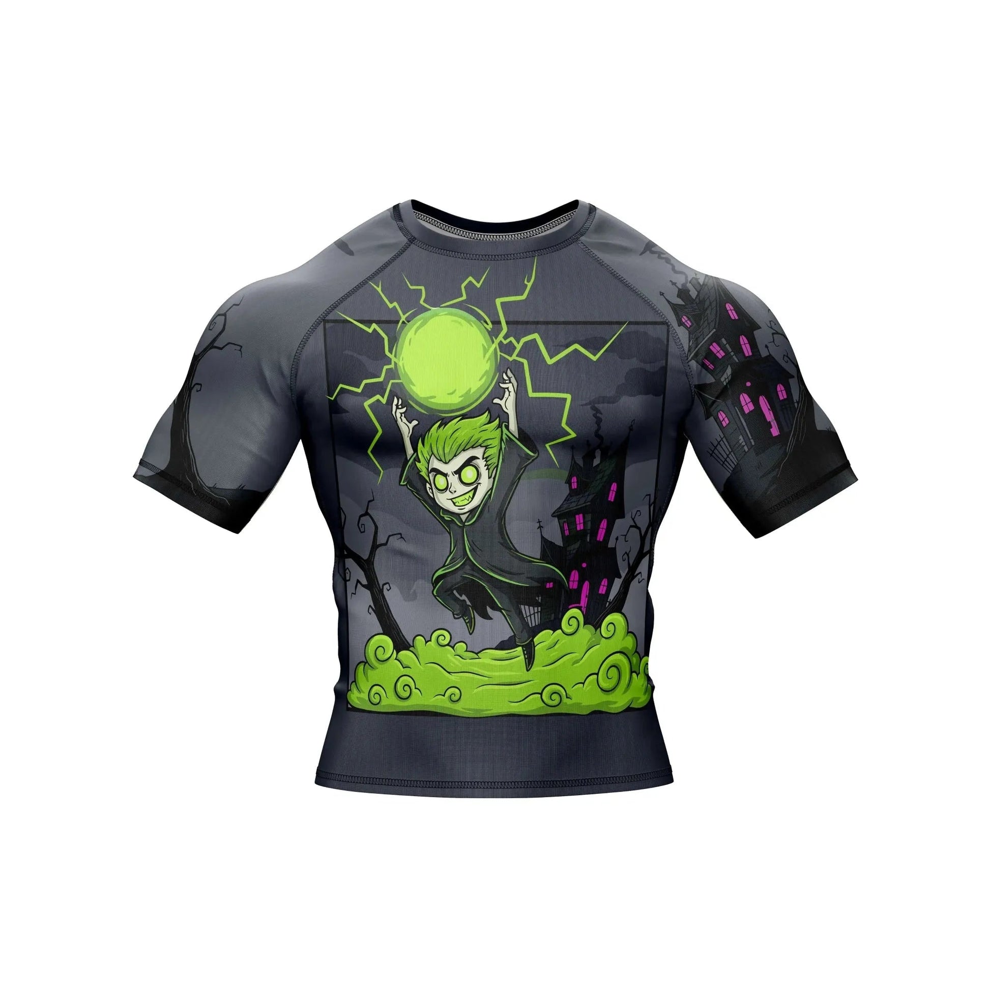 Neon Evil Energy Compression Rash Guard - Premium Rashguards | Combatra