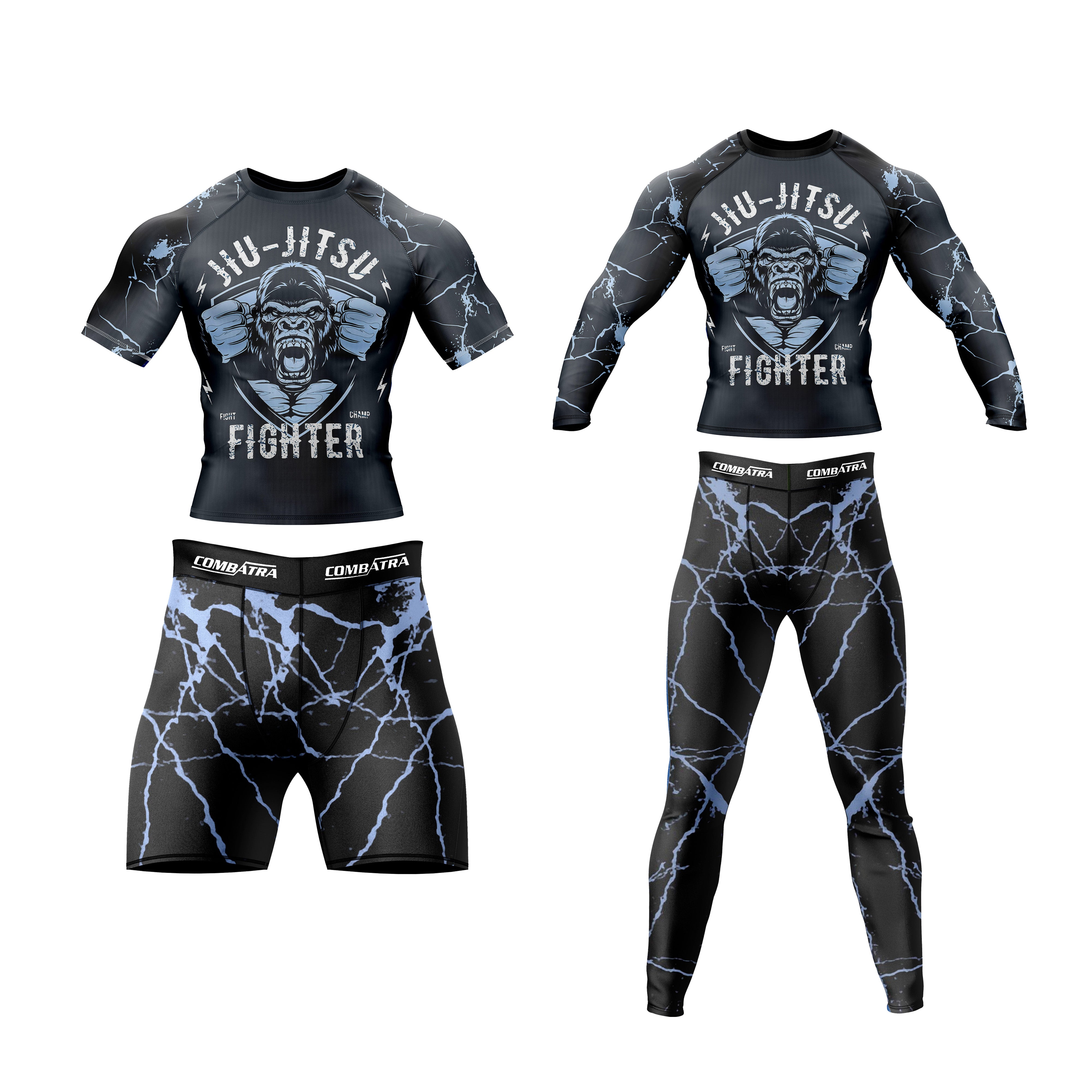 Jiu Jitsu Chill Monkey Compression Rash Guard