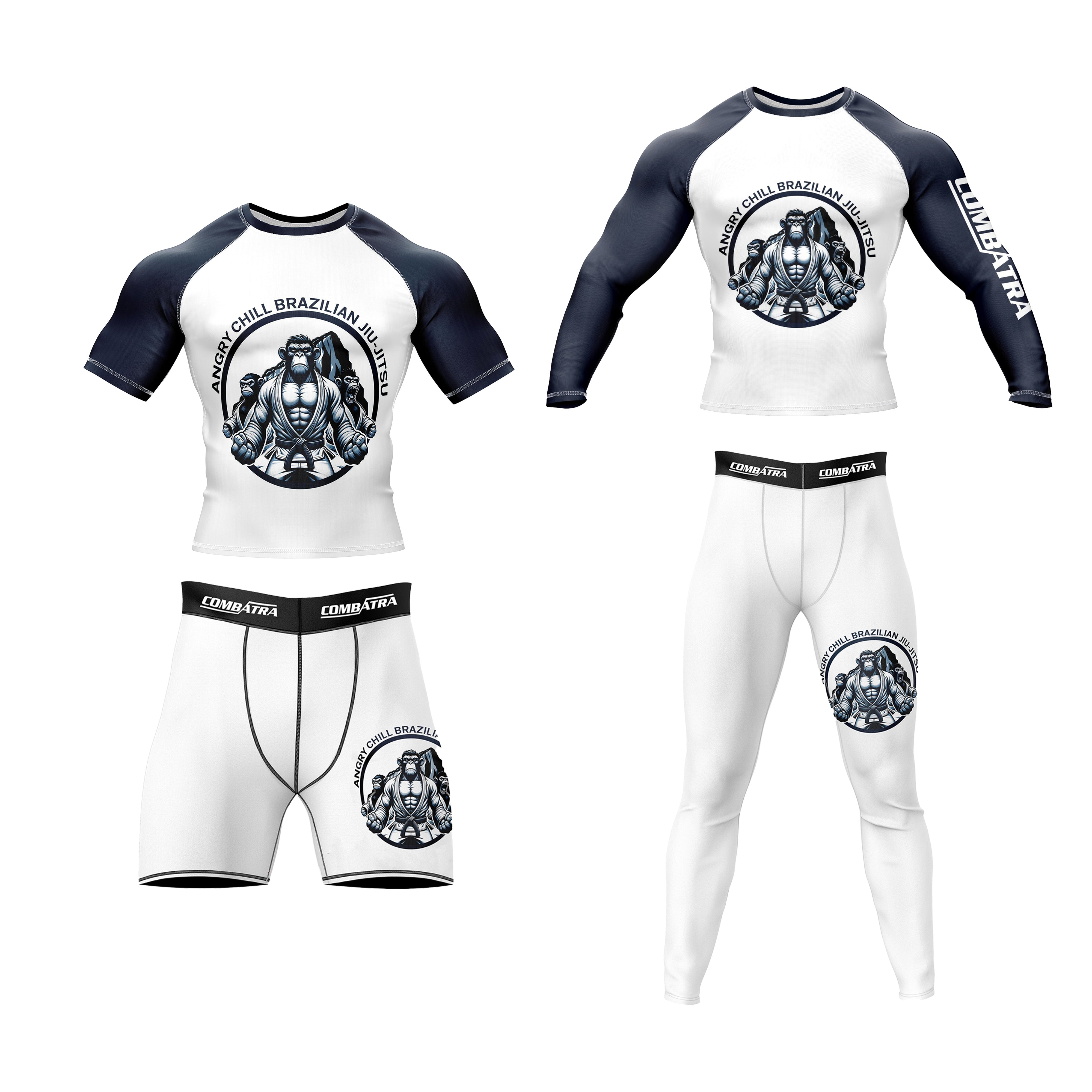 Brazilian Jiu Jitsu Chill Monkey Compression Pants