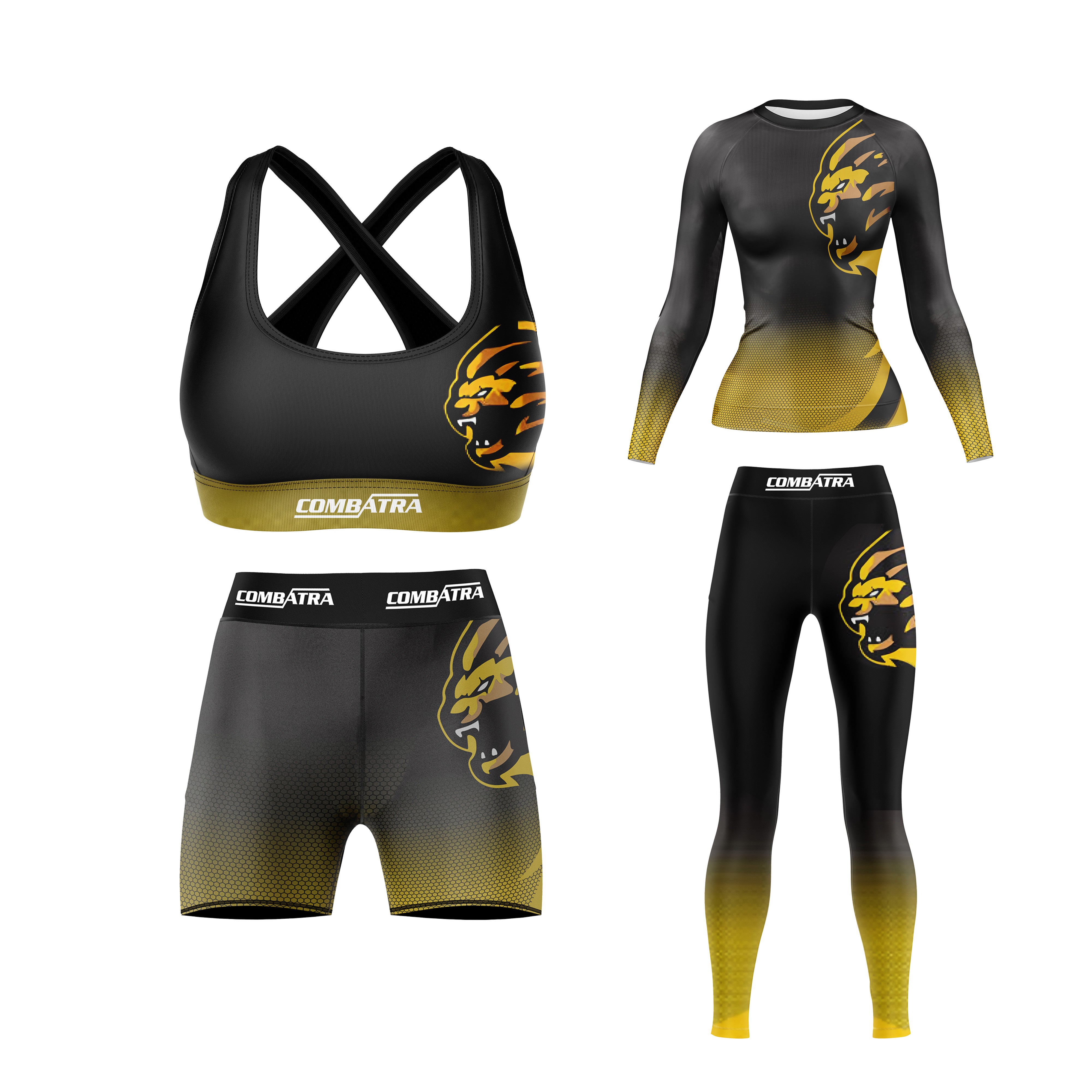 Power Tiger Compression Rash Guard For Women