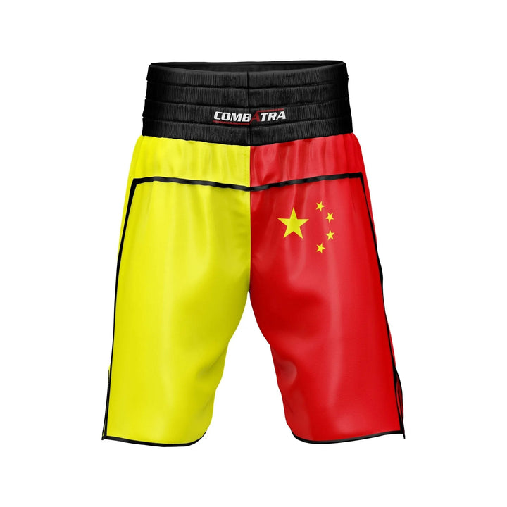 Patriotic Chinese Flag Boxers for Men - Boxing Shorts | Combatra