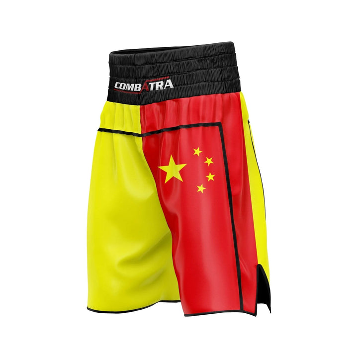 Patriotic Chinese Flag Boxers for Men - Boxing Shorts | Combatra