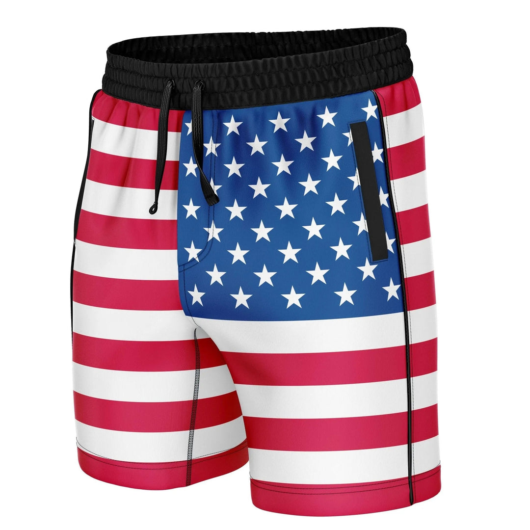Patriotic Training Shorts for Workouts - Training Shorts | Combatra