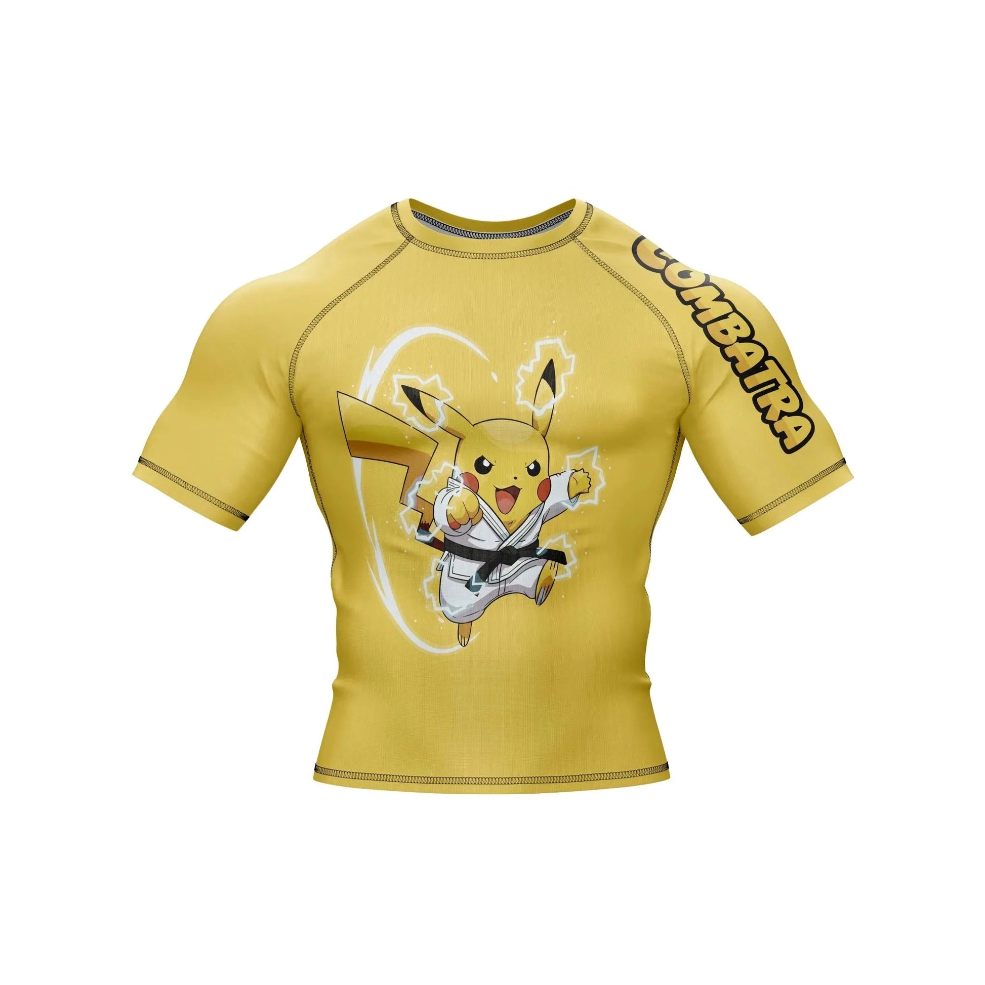 Power Shock Fighter Compression Rash Guard - Premium Rashguards | Combatra