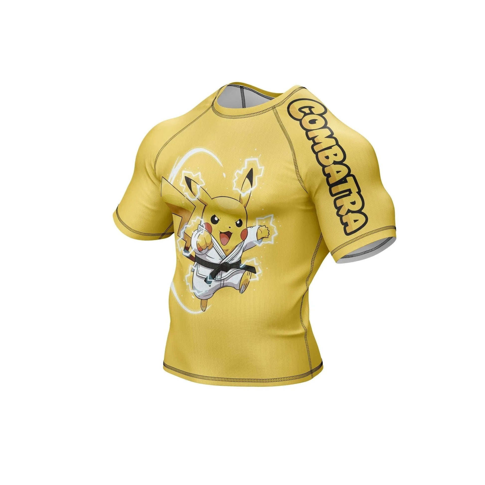 Power Shock Fighter Compression Rash Guard - Premium Rashguards | Combatra