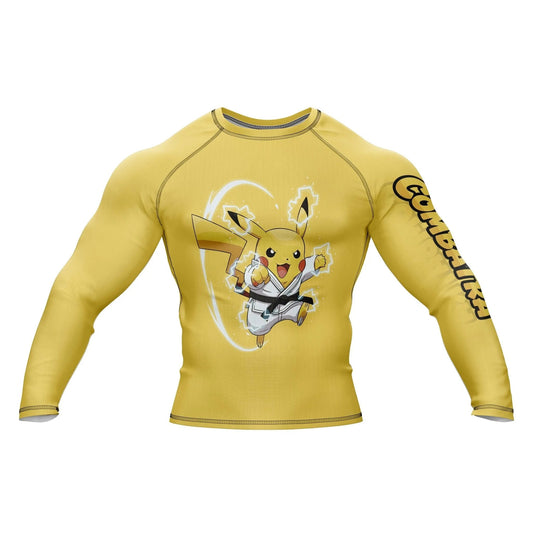 Power Shock Fighter Compression Rash Guard - Premium Rashguards | Combatra