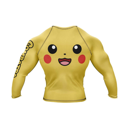 Power Shock Fighter Compression Rash Guard - Premium Rashguards | Combatra