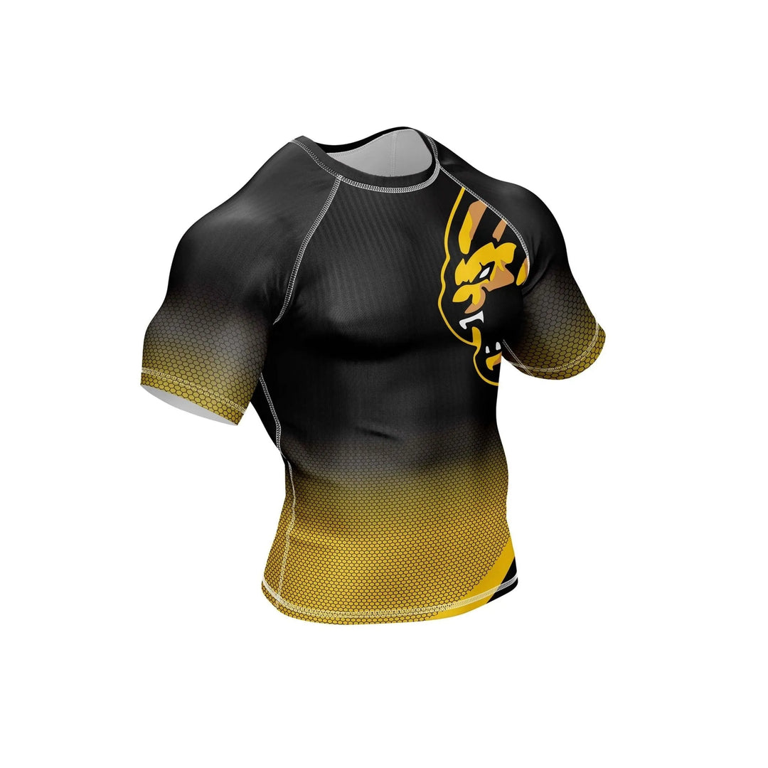Power Tiger Graphic Compression Rash Guard - Premium Rashguards | Combatra