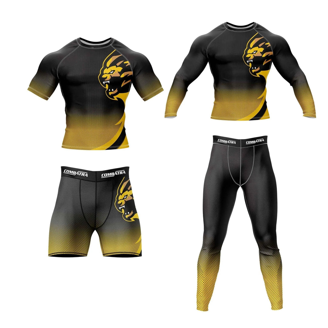 Power Tiger Graphic Compression Shorts - Compression Shorts | Combatra