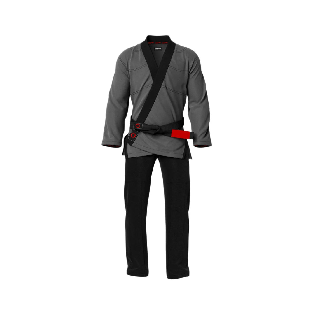 Premium Grey &amp; Black Brazilian Jiu Jitsu Gi - Standard GI | Combatra