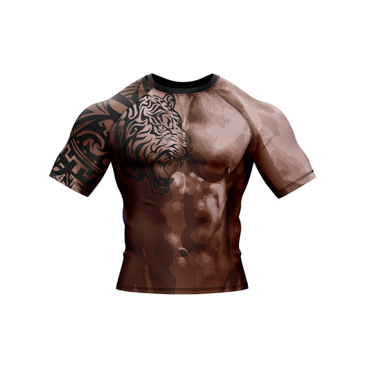 Tiger Fury Compression Rash Guard - Combatra