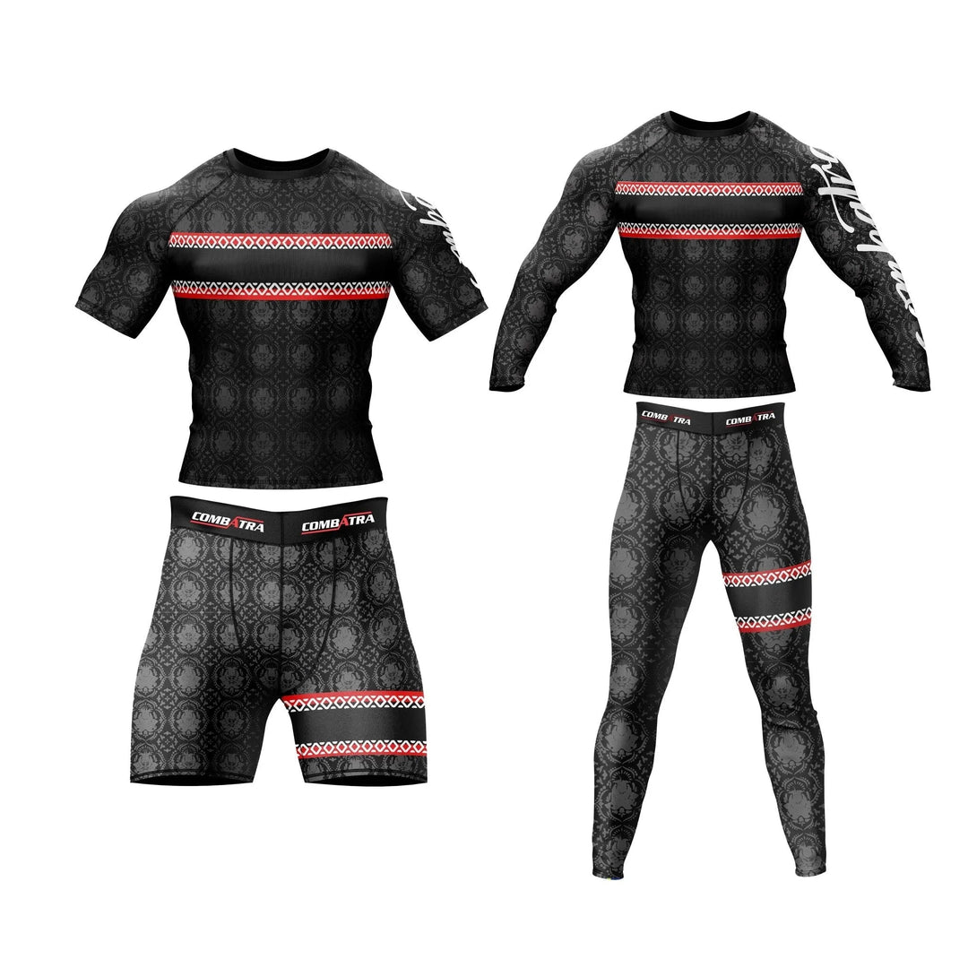 Red Reign Compression Pants - Compression Pants | Combatra