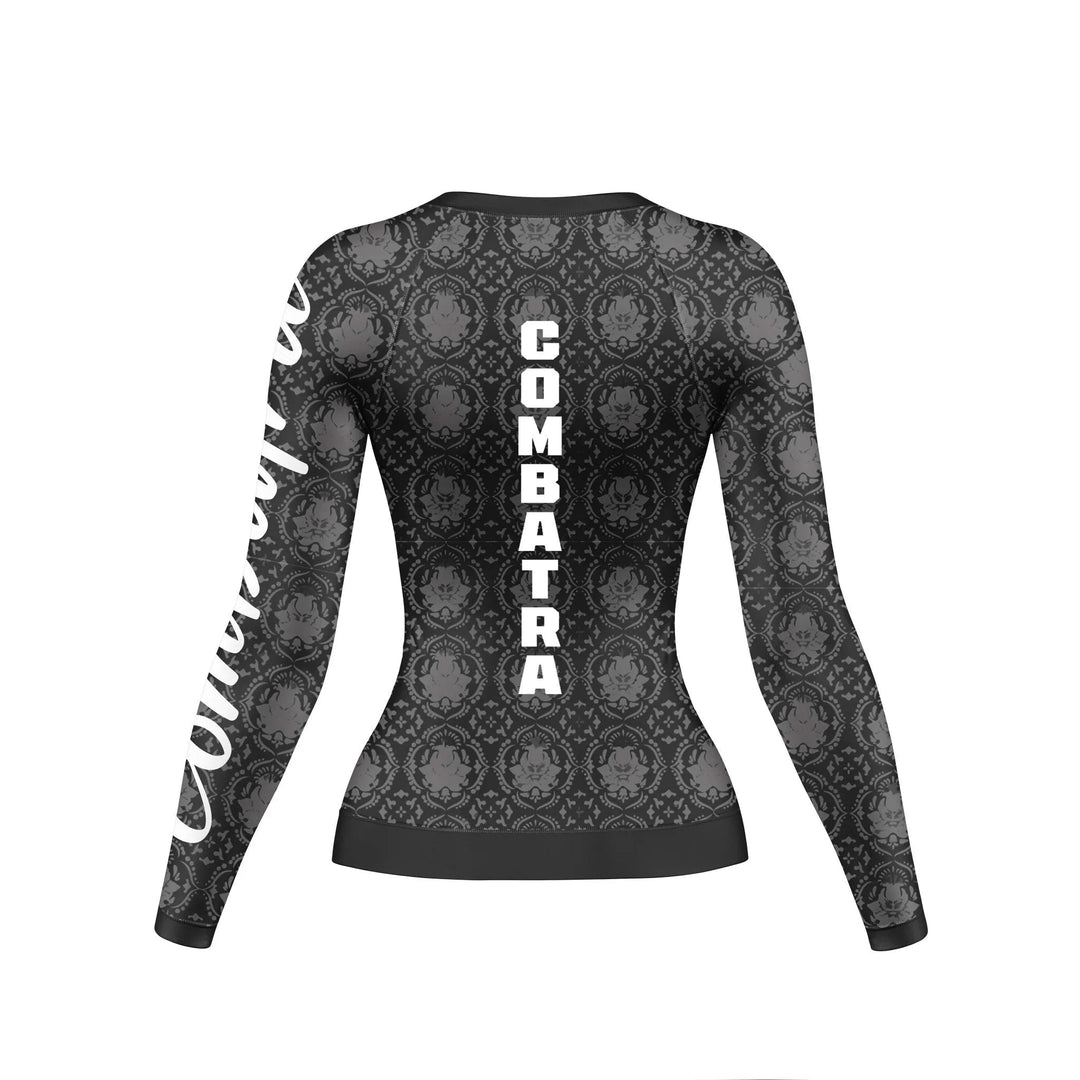 Red Reign Compression Rash Guard For Women - Premium Rashguards | Combatra