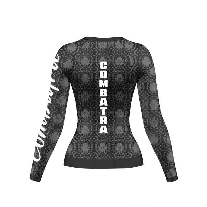 Red Reign Compression Rash Guard For Women - Premium Rashguards | Combatra