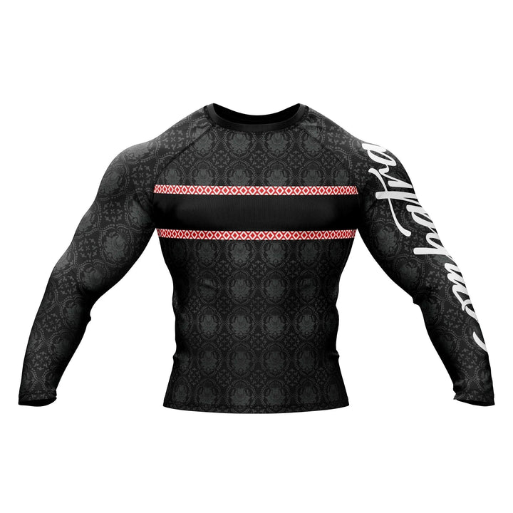 Red Reign Compression Rash Guard - Premium Rashguards | Combatra