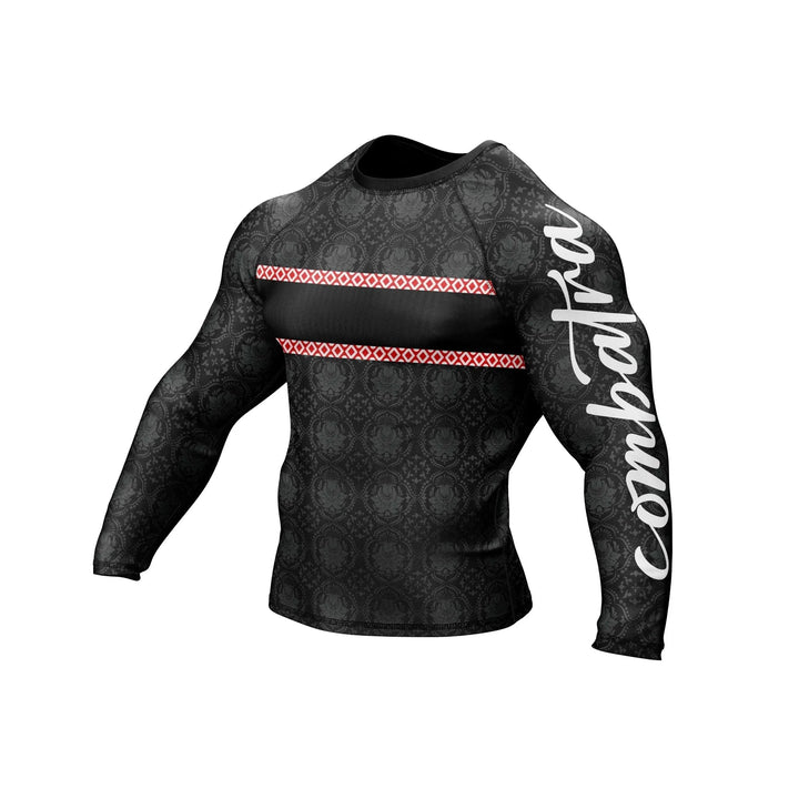 Red Reign Compression Rash Guard - Premium Rashguards | Combatra